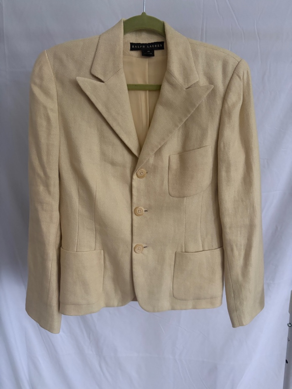 Ralph Lauren Woman’s Tan Textured Blazer
